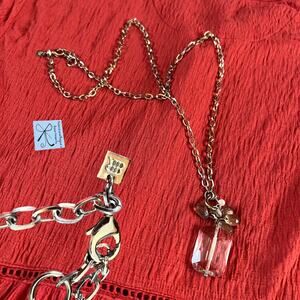 BR Banana Republic Gem Beaded Long Necklace